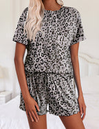 Ekouaer Women's Short Sleeve Pajama Set ¨C 2-Piece Soft Lounge PJs