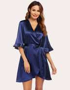 Ekouaer Half Sleeve Robe (US Only)