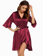 Ekouaer Half Sleeve Robe (US Only)
