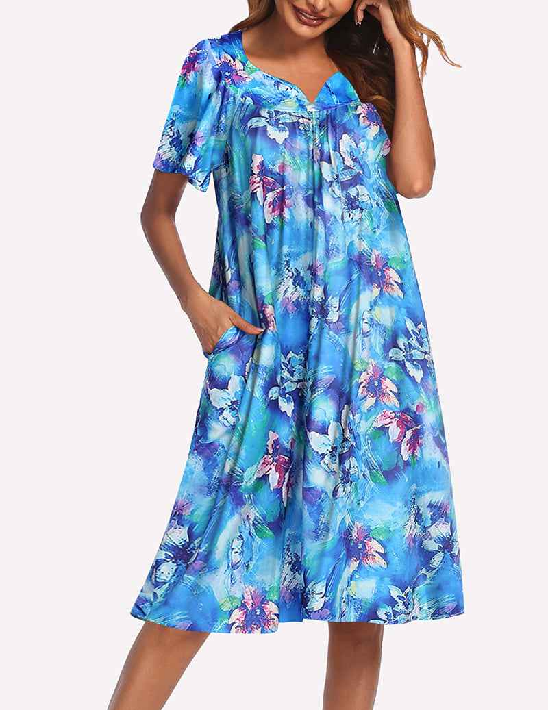 Ekouaer Short Sleeve Lounger Nightgown (US Only)