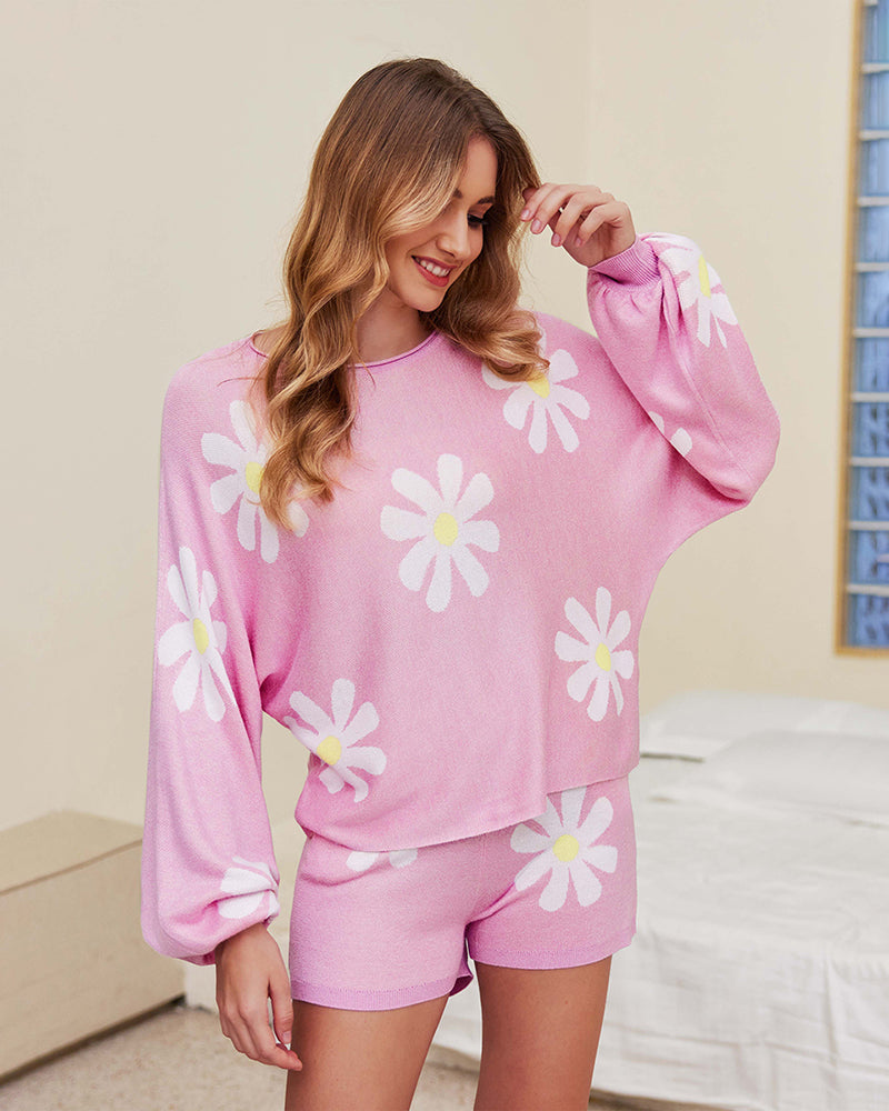 Pajamas Set Soft Knit Lounge Sets (US Only)