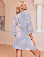 Ekouaer Soft Waffle Knit Bathrobe (US Only)
