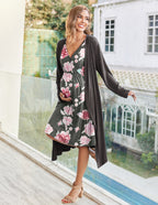 Ekouaer Nursing Nightgown and Robe Set (US Only)