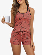 Ekouaer Pajama Set Comfy Cami and Shorts