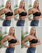 Sexy Strapless Seamless Crisscross Bandeau Bra