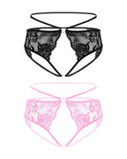 Strap Cheeky Underwear Floral Lace Panties