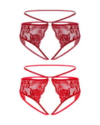 Strap Cheeky Underwear Floral Lace Panties