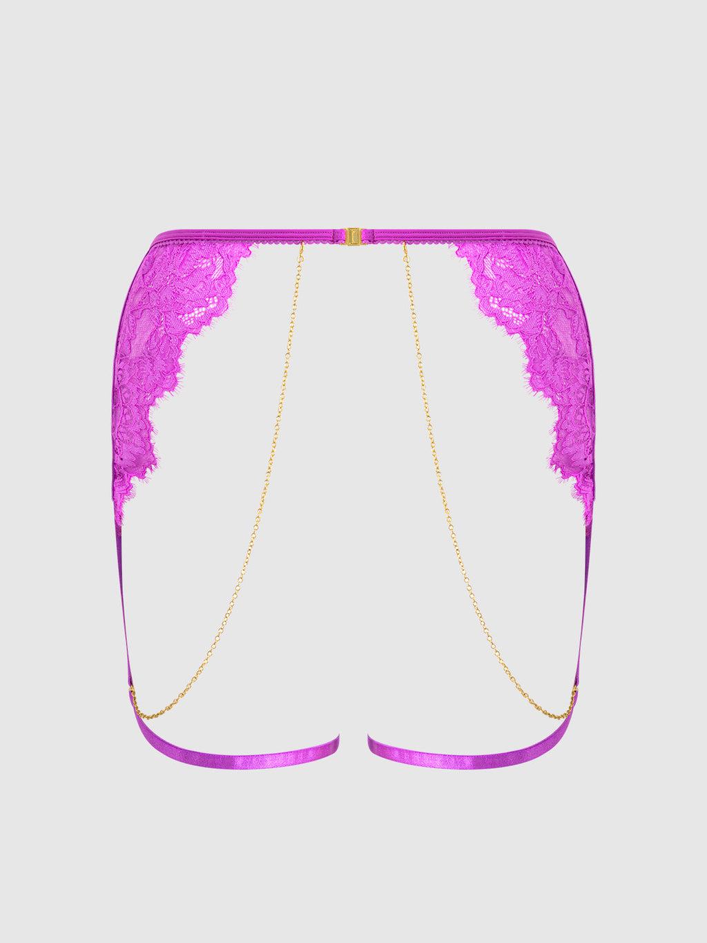 Arianna Lace & Chains Thigh Garter Belt