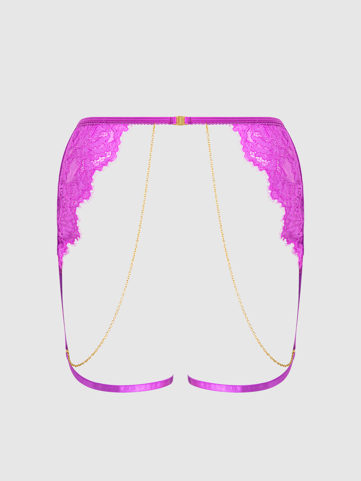 Arianna Lace & Chains Thigh Garter Belt