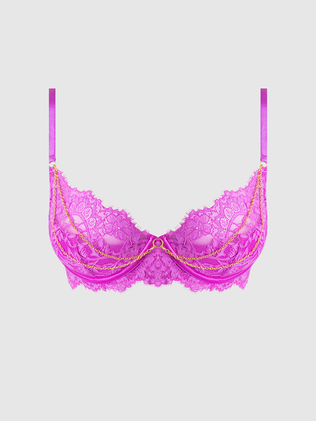 Arianna Lace & Chains Underwire Bra
