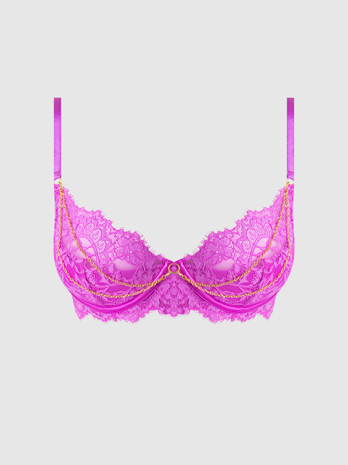 Arianna Lace & Chains Underwire Bra