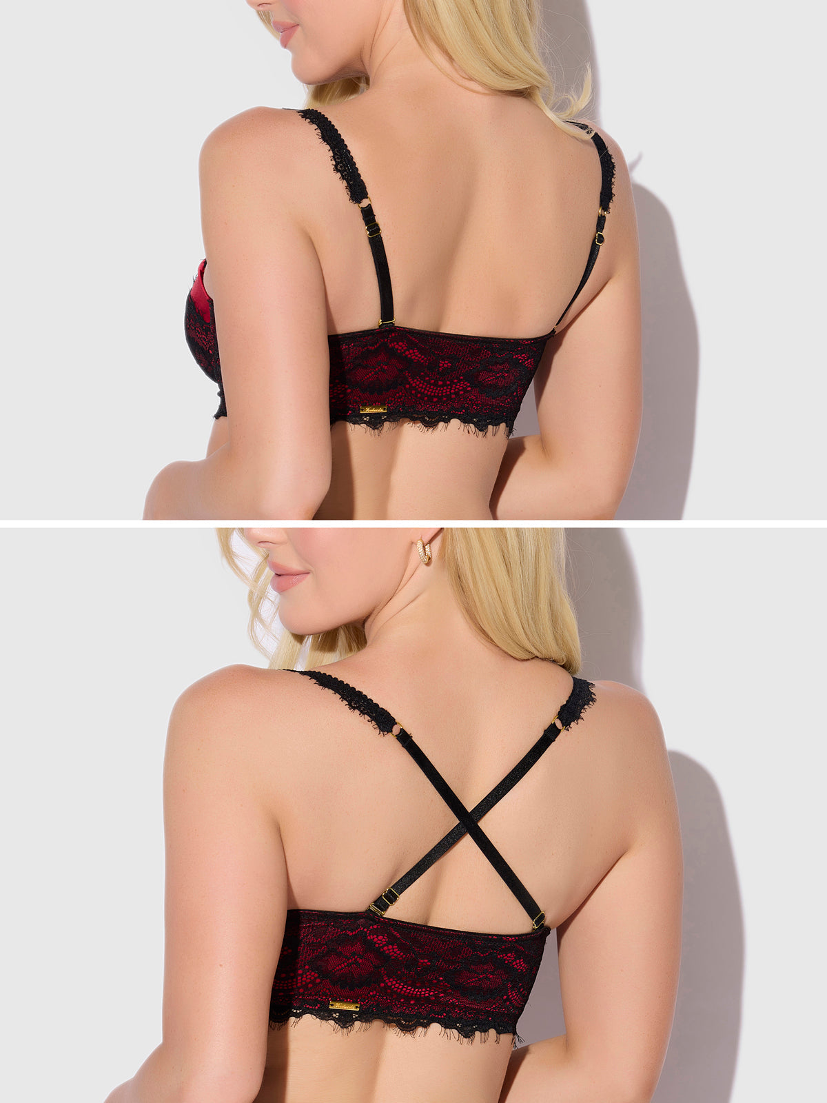 Lexi Lace Strapless Push Up Bra