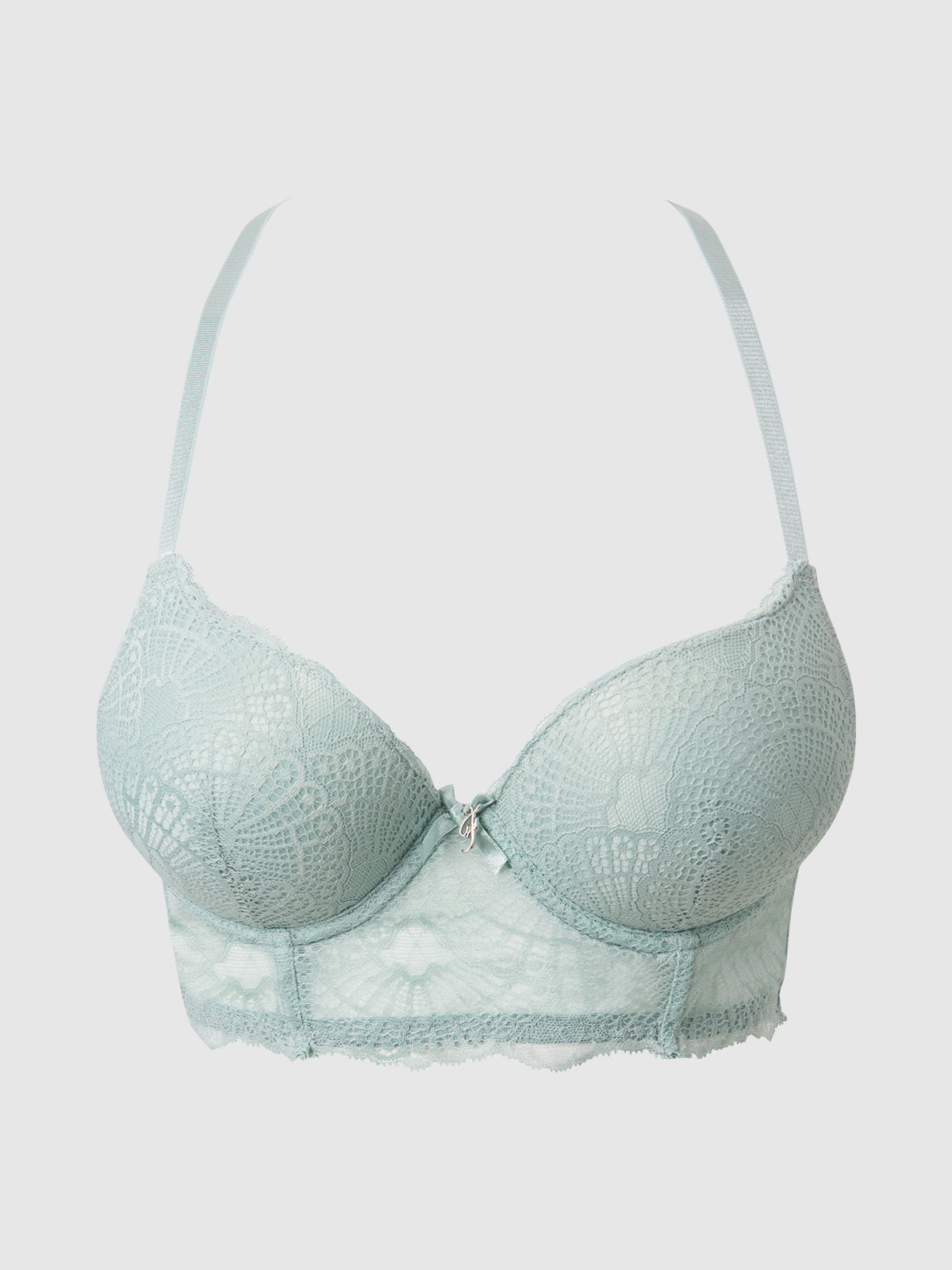 Ariel Lace Longline Push Up Bra