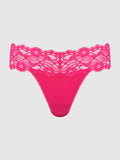 Bridget Stretch Cotton & Lace Thong