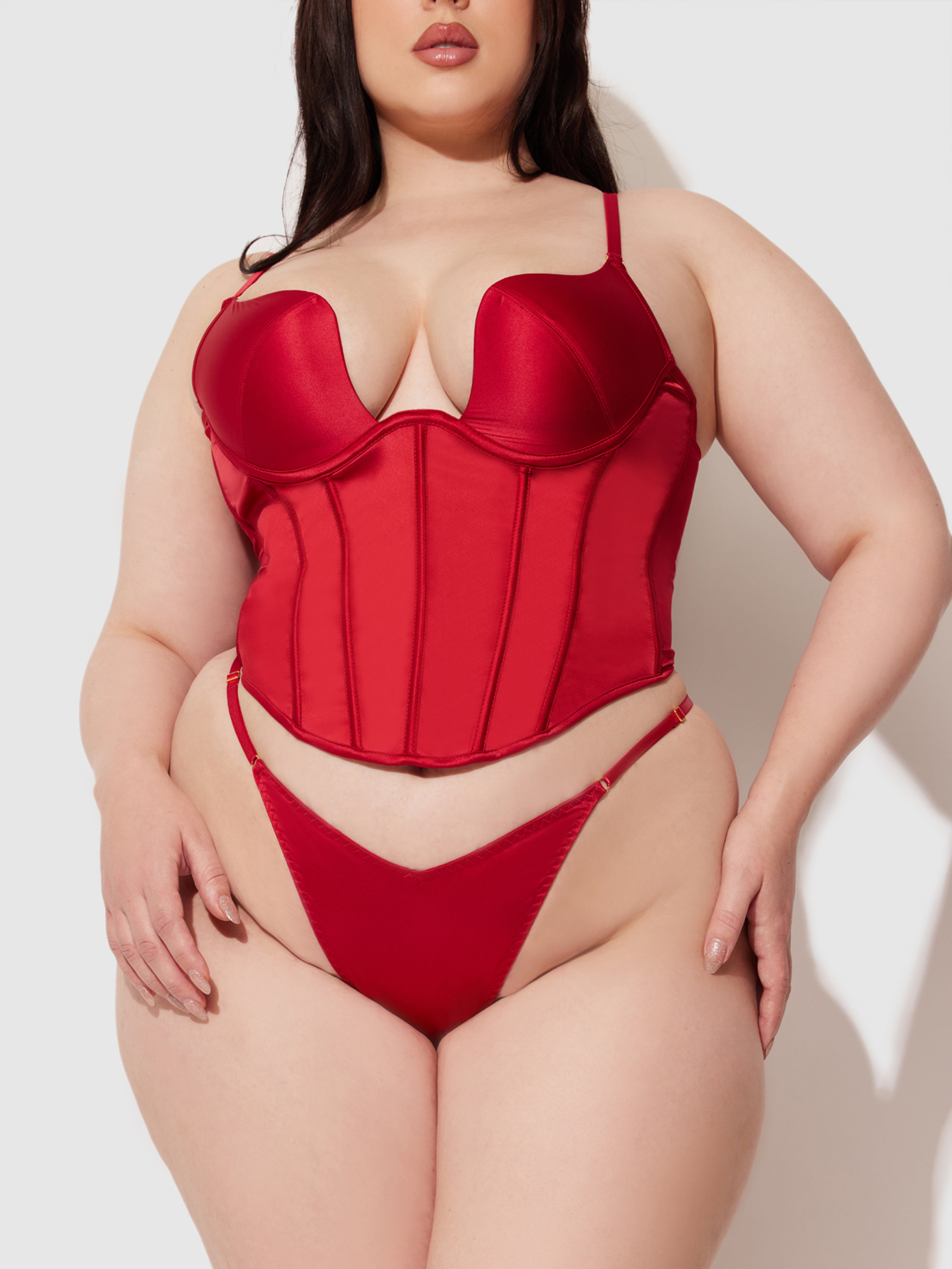 Petra Slider Side Satin Thong