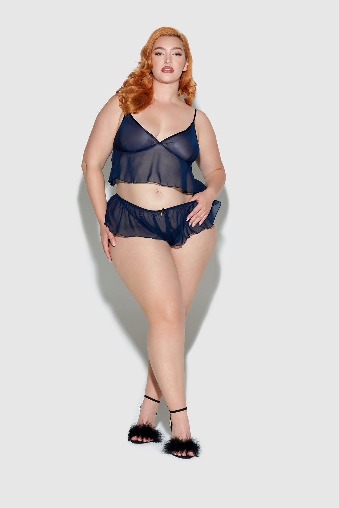 Rowen Chiffon Sleep Cami & Panty