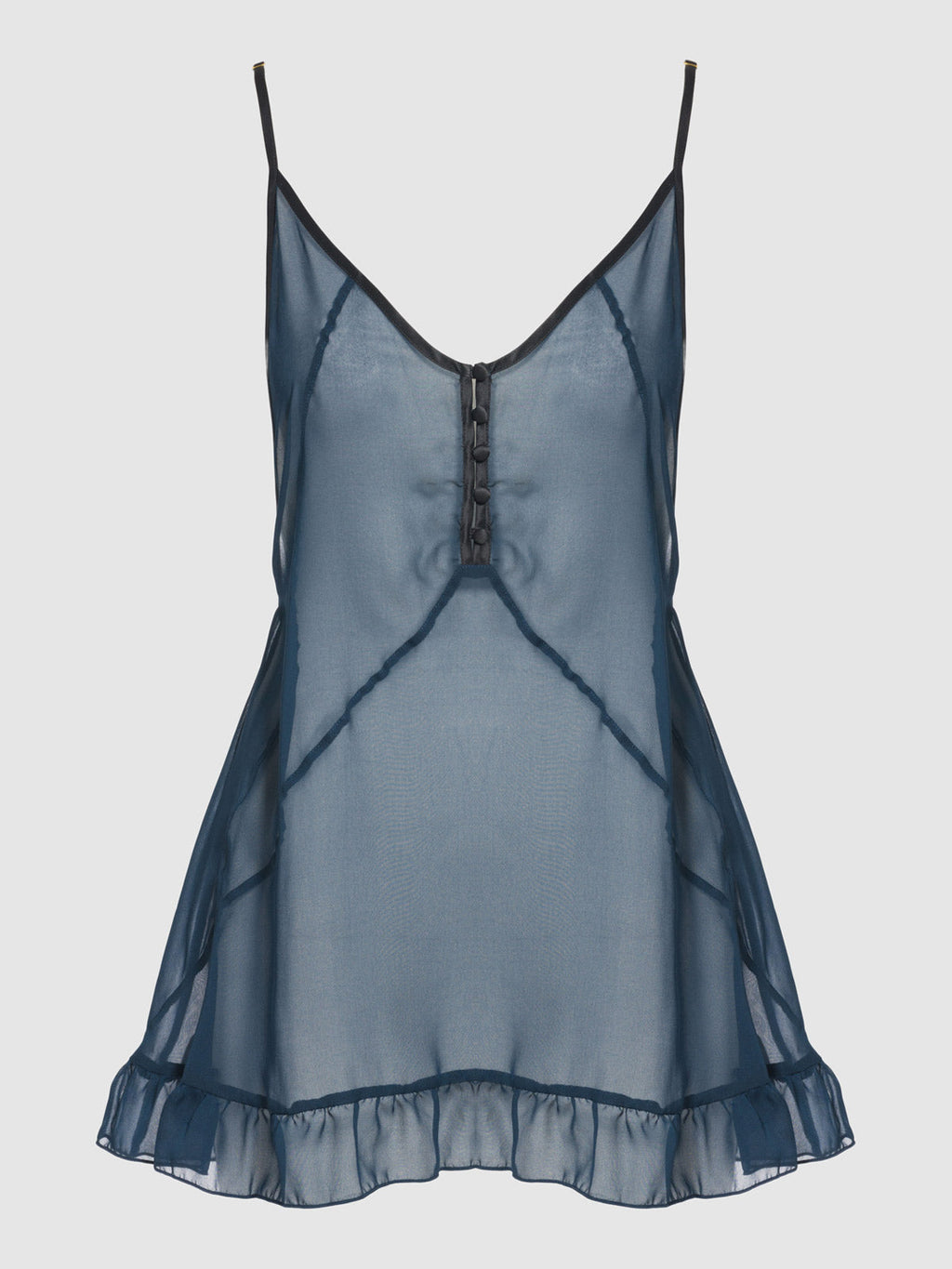 Rowen Chiffon Gathered Babydoll Slip