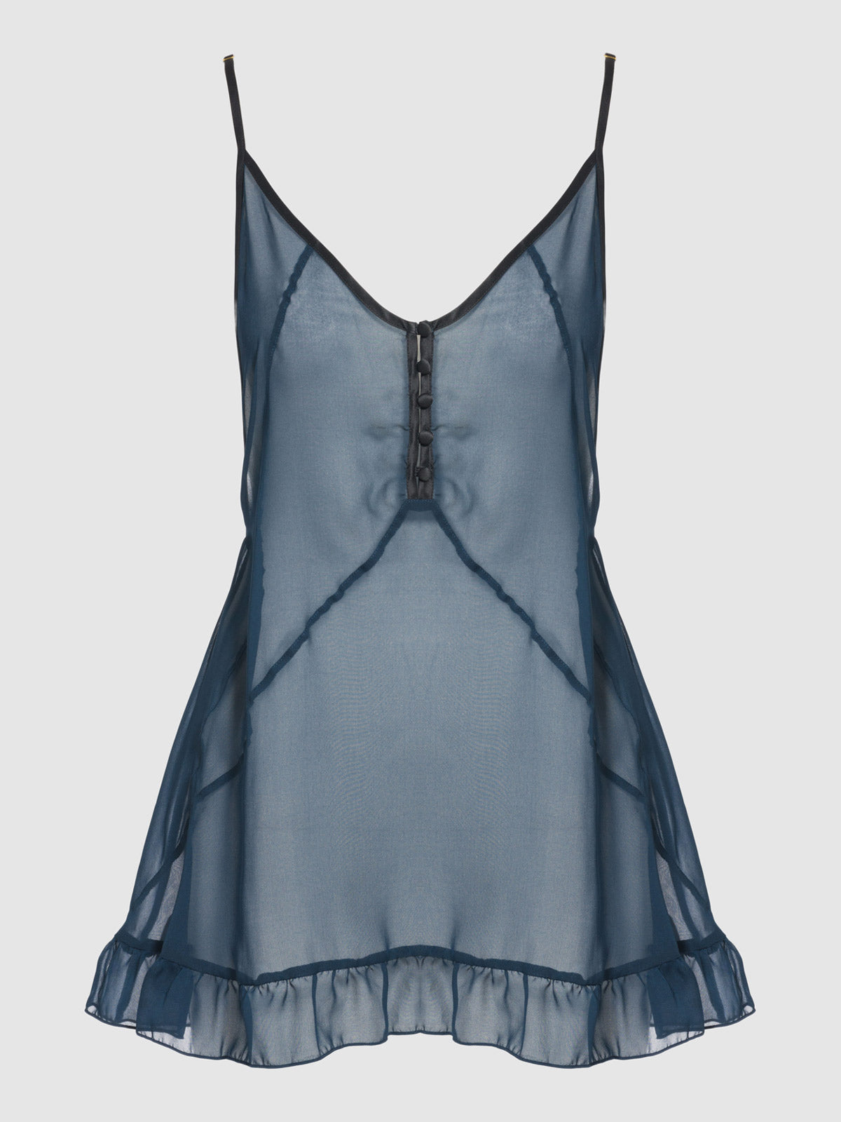 Rowen Chiffon Gathered Babydoll Slip