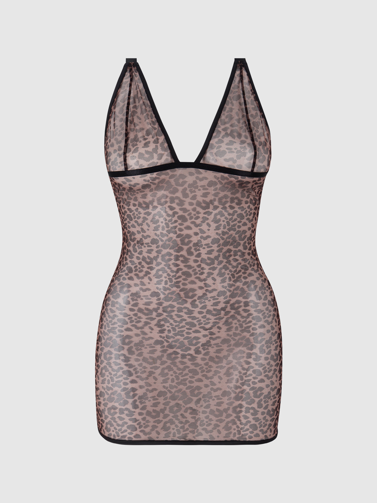 Pia Shine Mesh Strappy Back Chemise