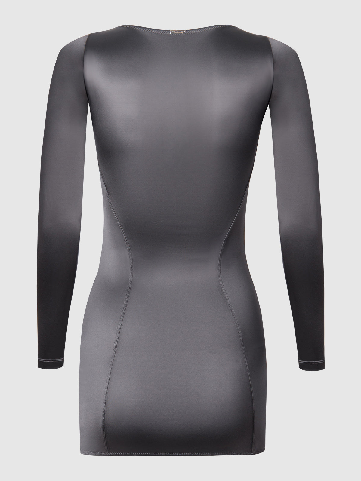 Neev Oil Slick Underwire Long-Sleeved Slip Dress