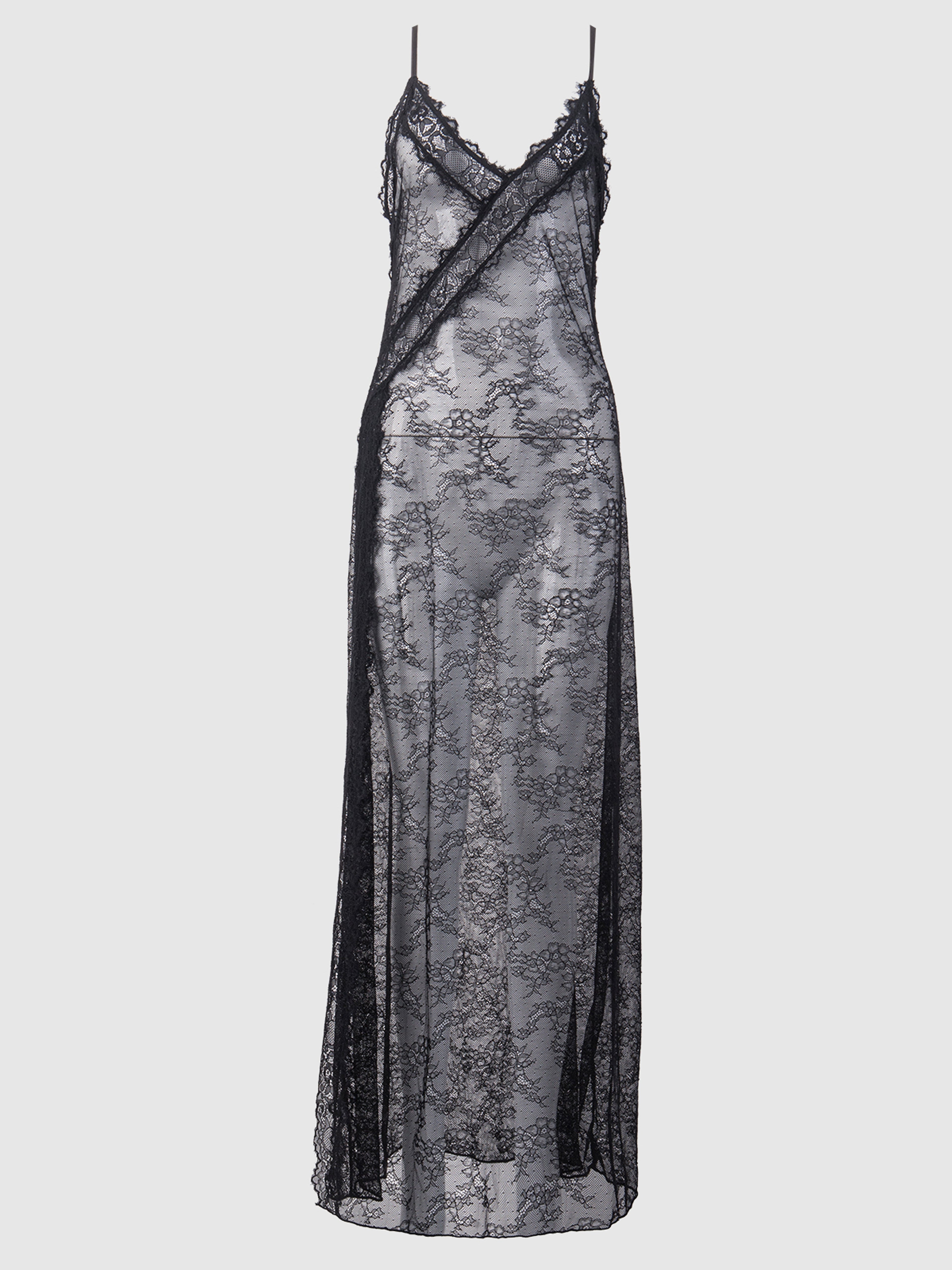 Luella Lace Wrap Maxi Gown