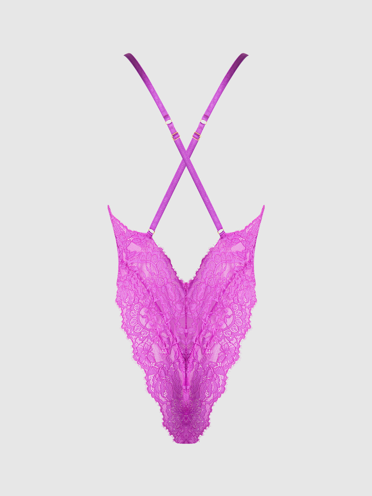 Arianna Lace & Chains Plunge Teddy