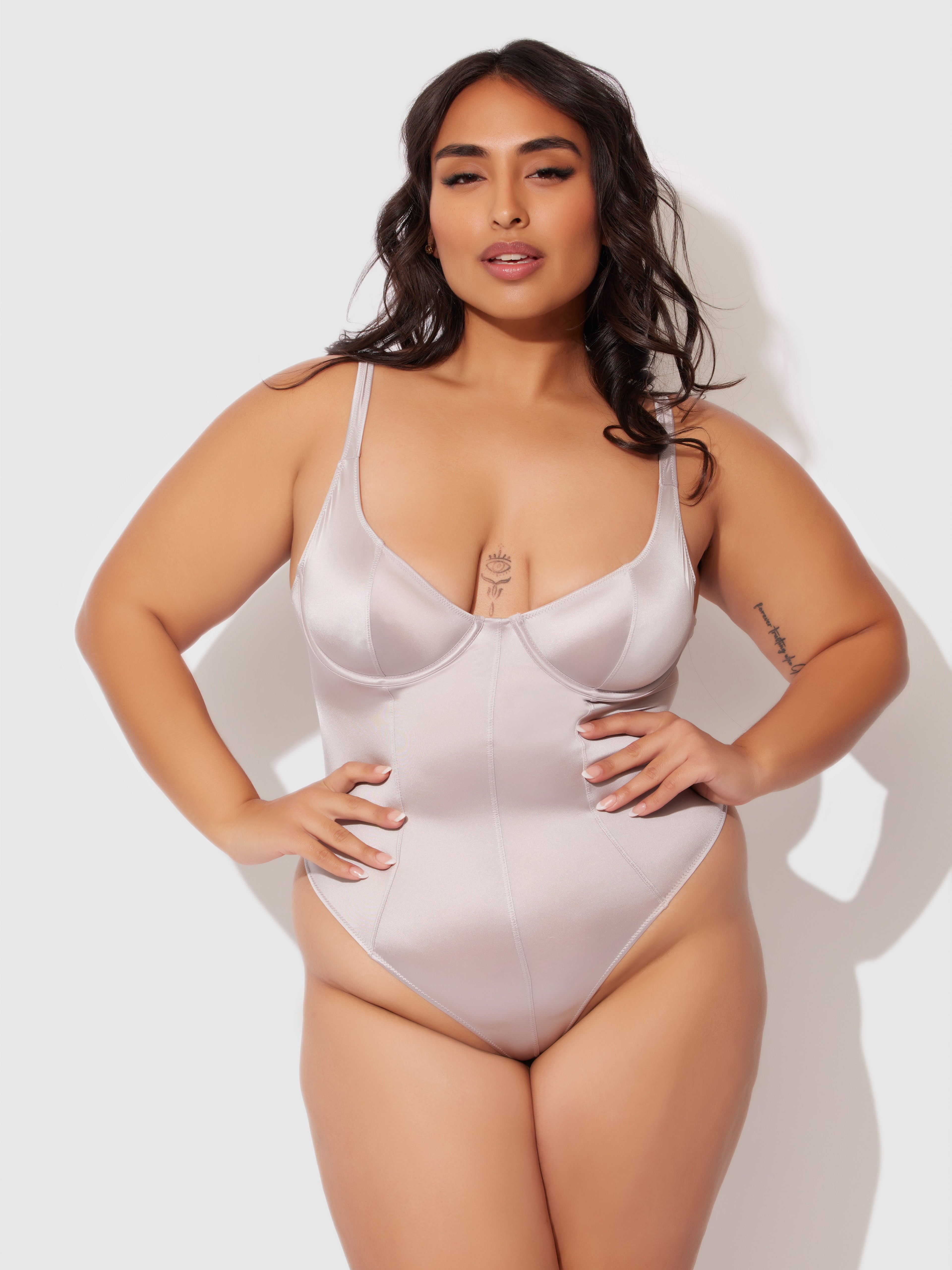 Neev Oil Slick Underwire & Seamed Bodysuit