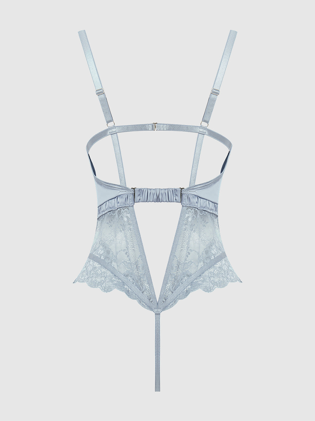 Serenity Lace & Satin Wireless Teddy