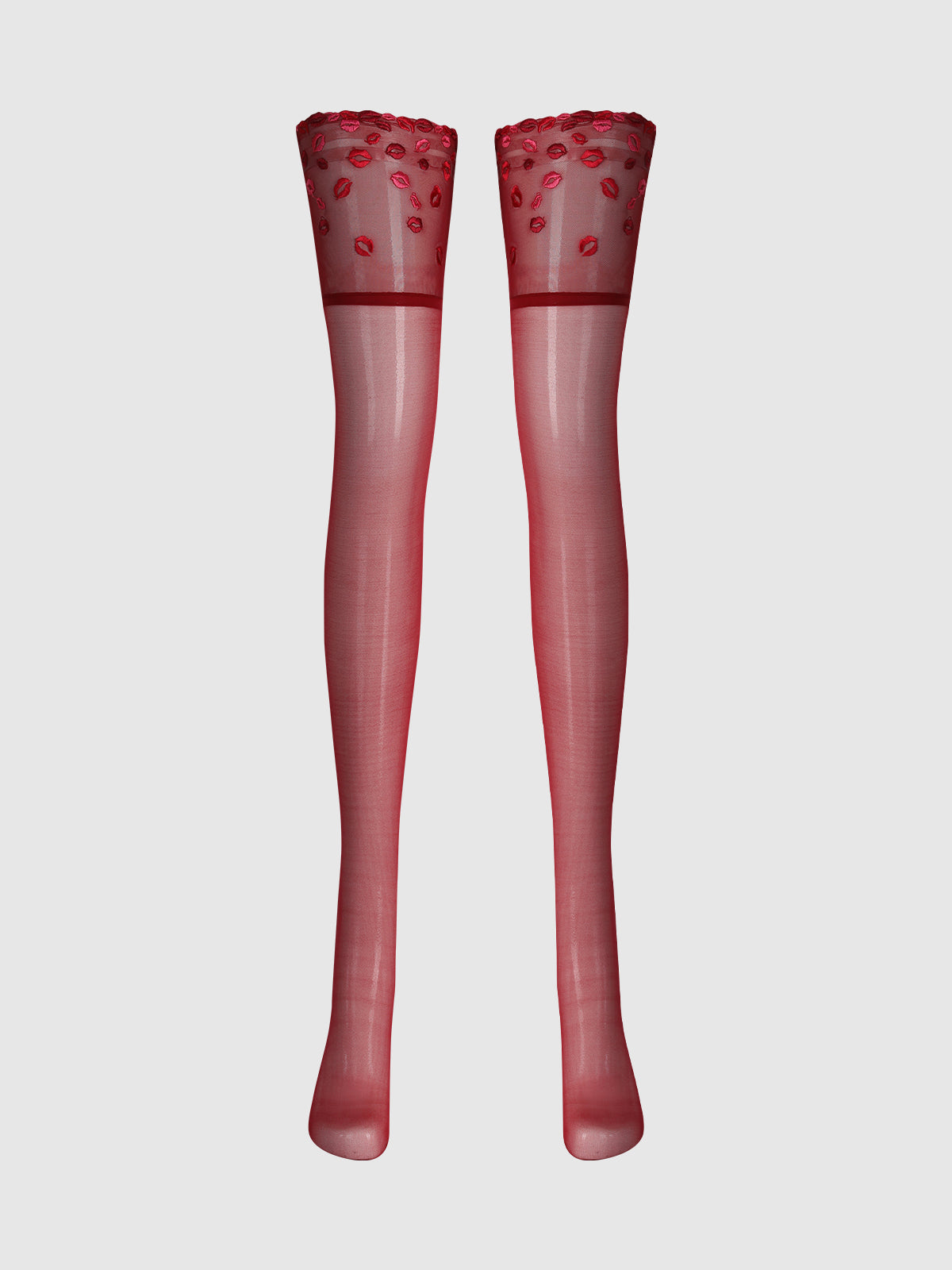 Angelica Lips Stay Up Thigh Highs