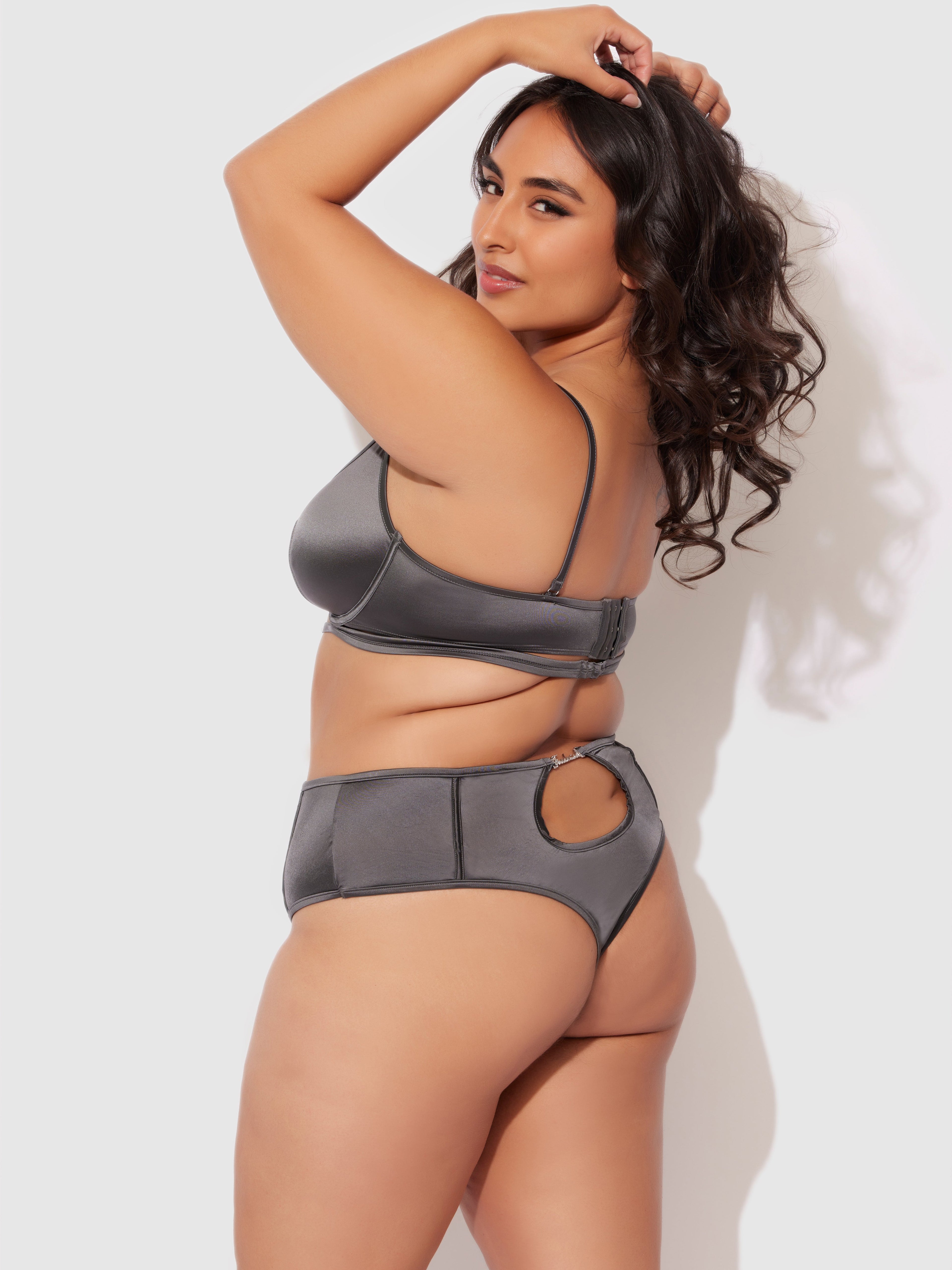 Neev Oil Slick Logo Longline Bra