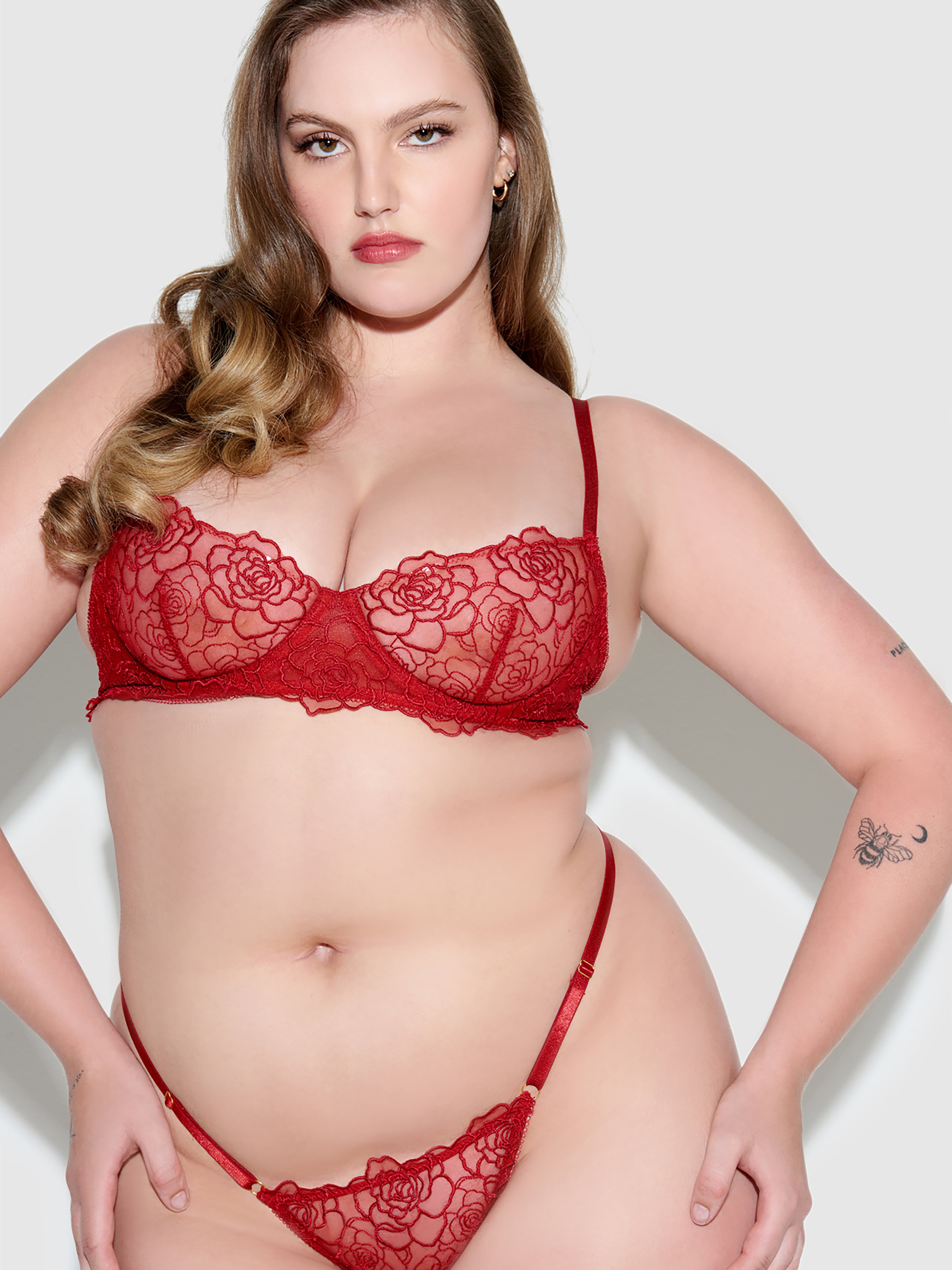 Melrose Embroidered Unlined Bra