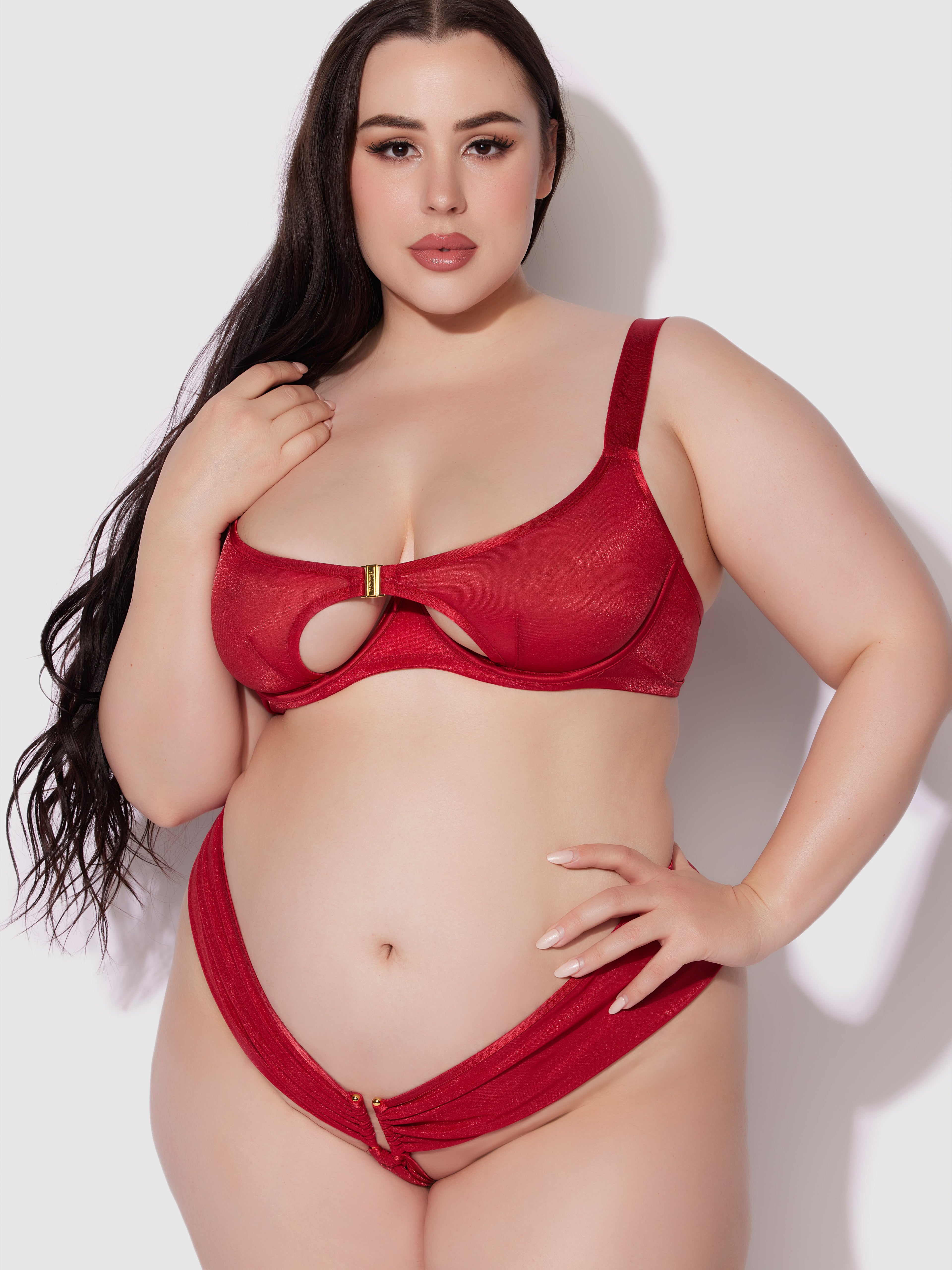 Pia Unlined Cutout Mesh Bra