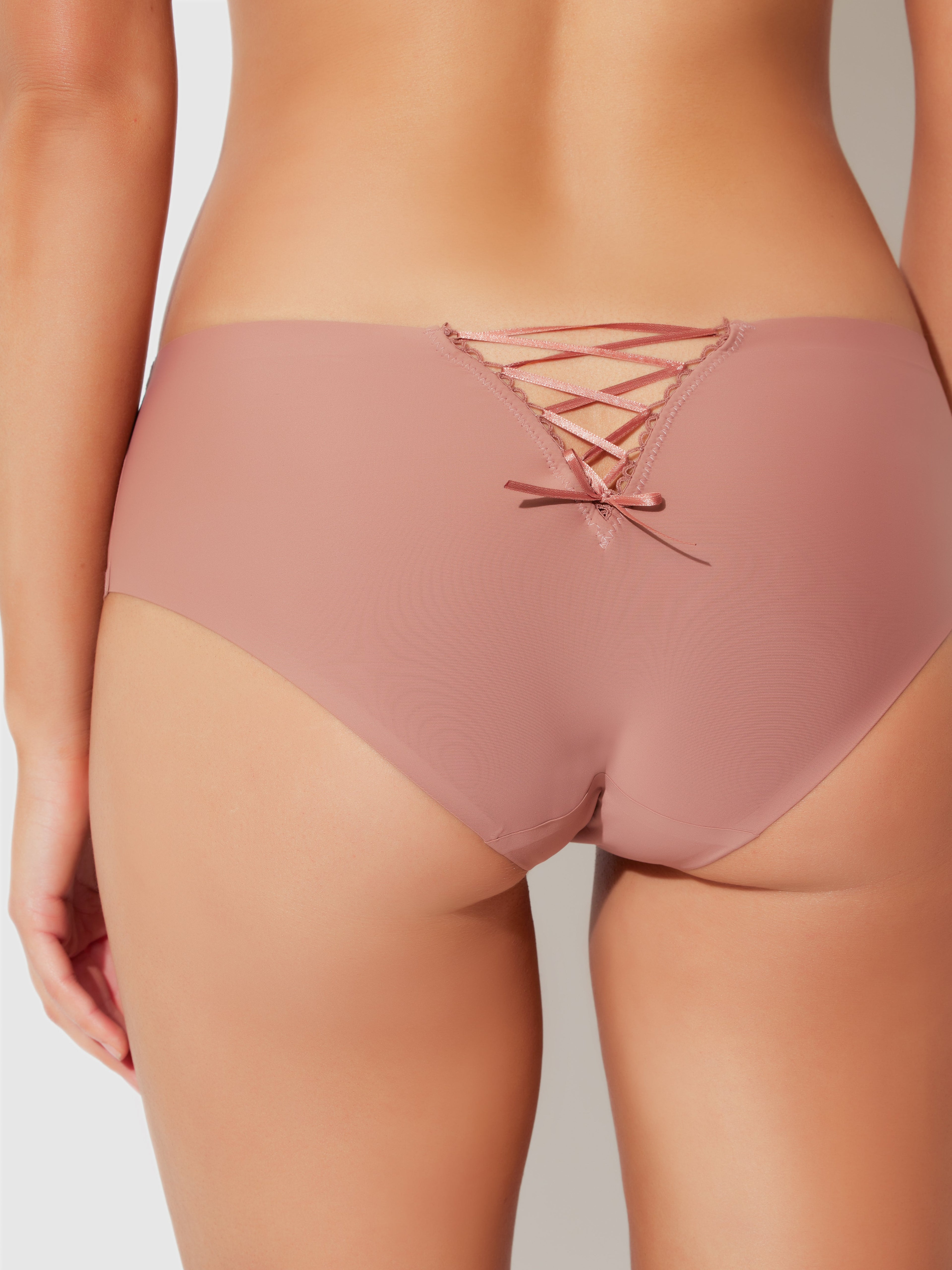 Natalia Micro Lace Up Back Hipster