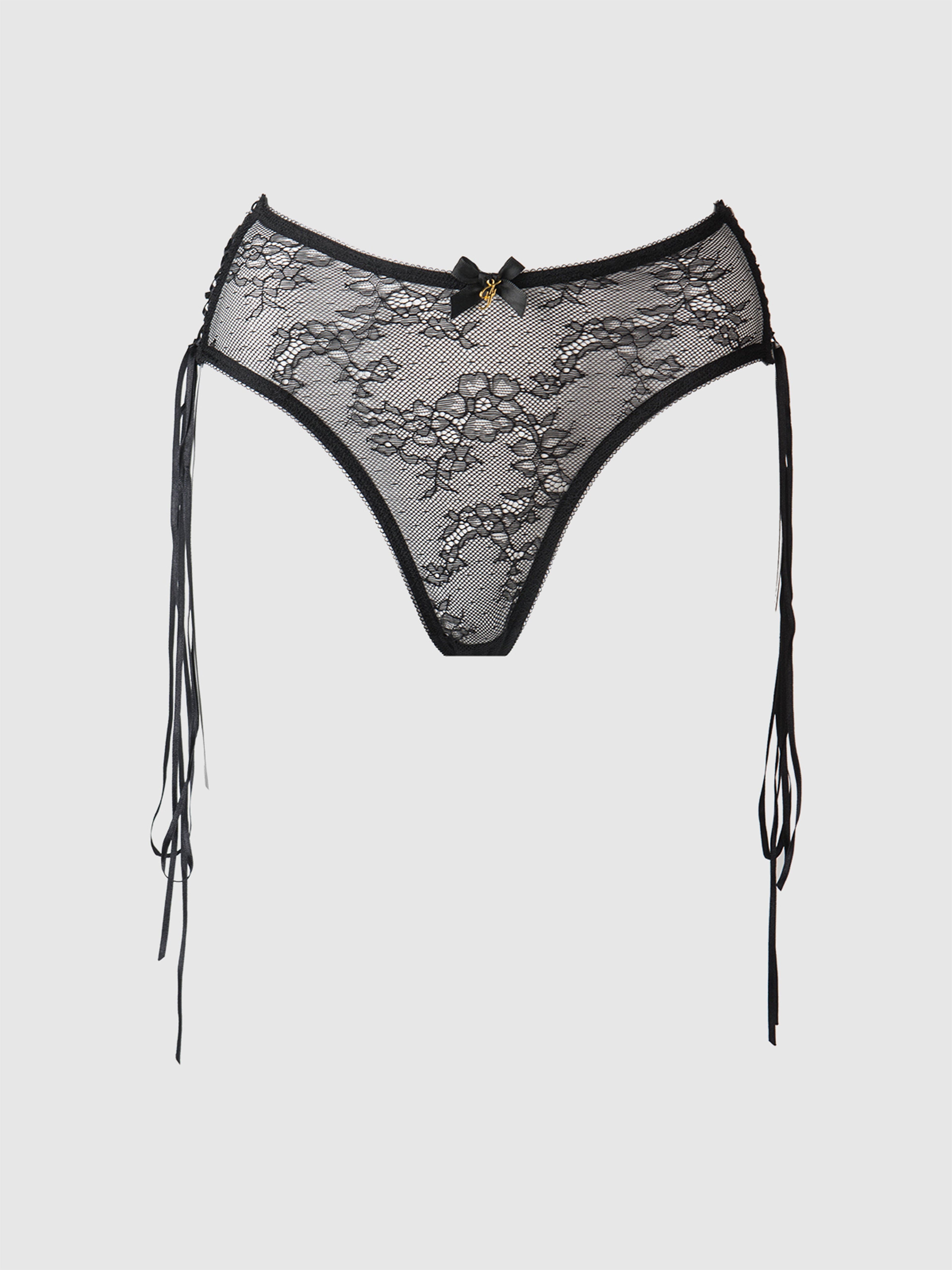 Luella Lace Open Back High-Waist Panty