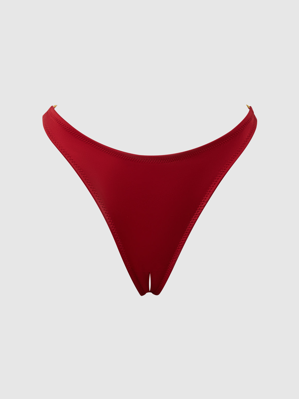 Petra Crotchless Satin Tanga