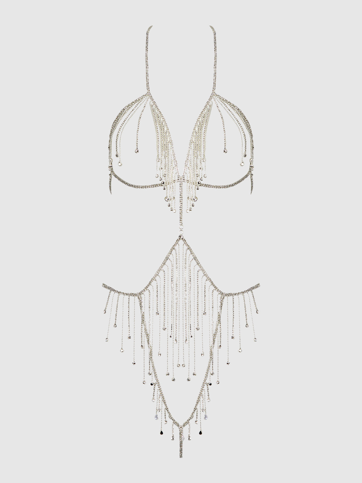 Ziggy Rhinestone Dangle Fringe Teddy