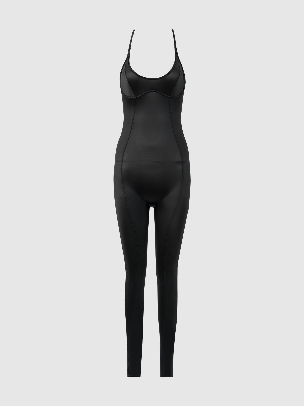 Neev Oil Slick Twist Halter Catsuit
