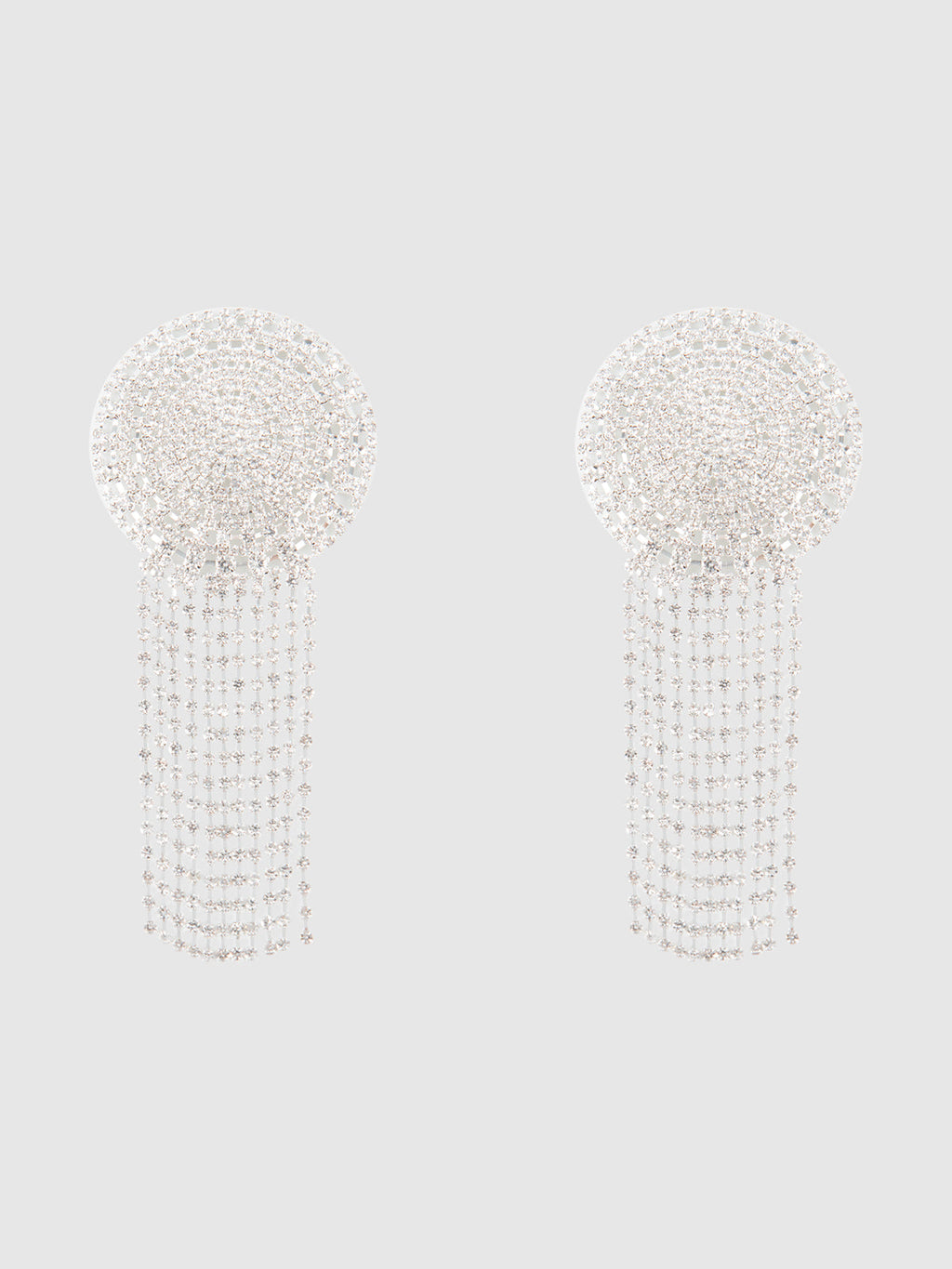 Intricate Rhinestone Fringe Pasties