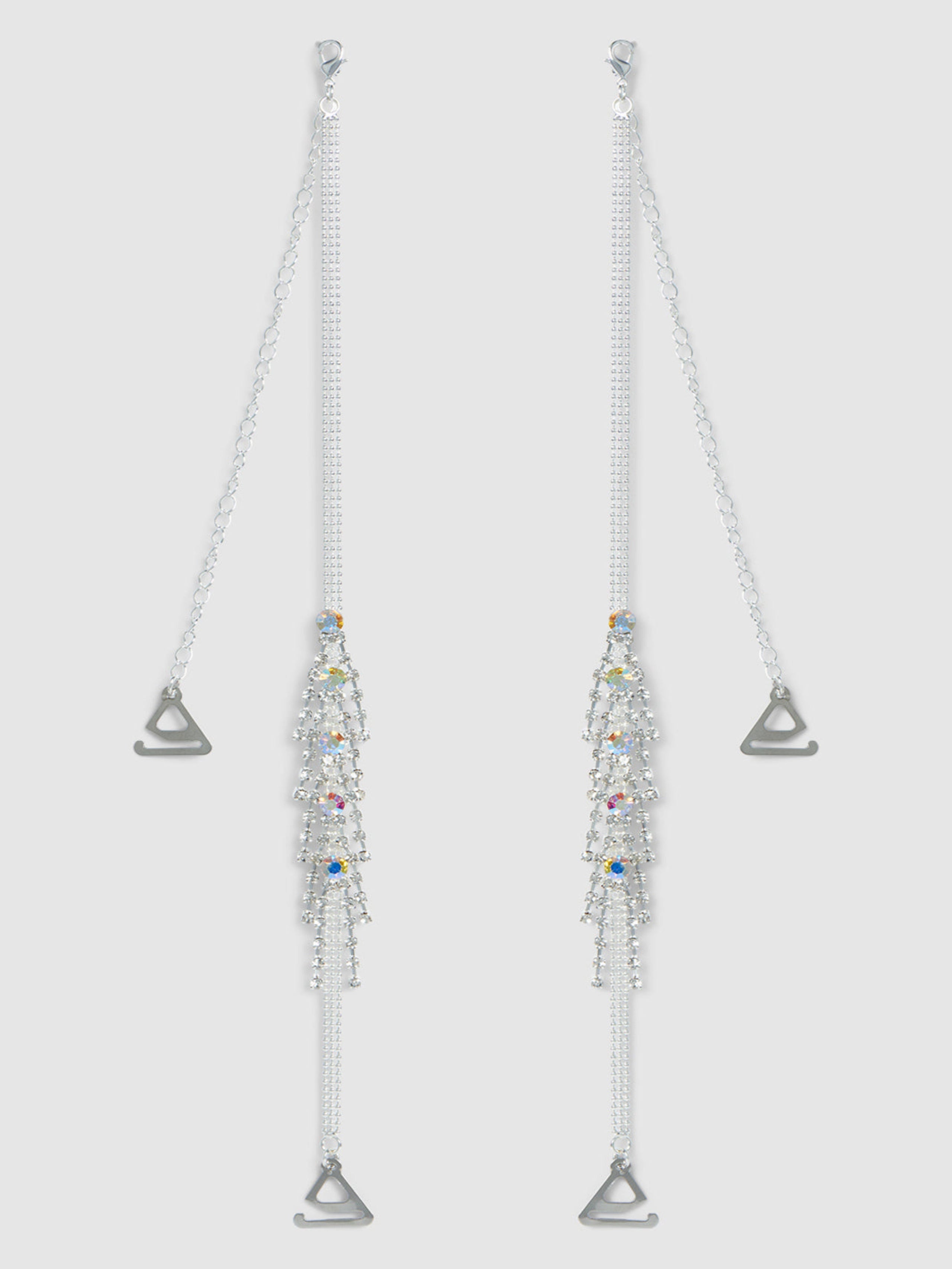 Ziggy Rhinestone Fringe Bra Straps