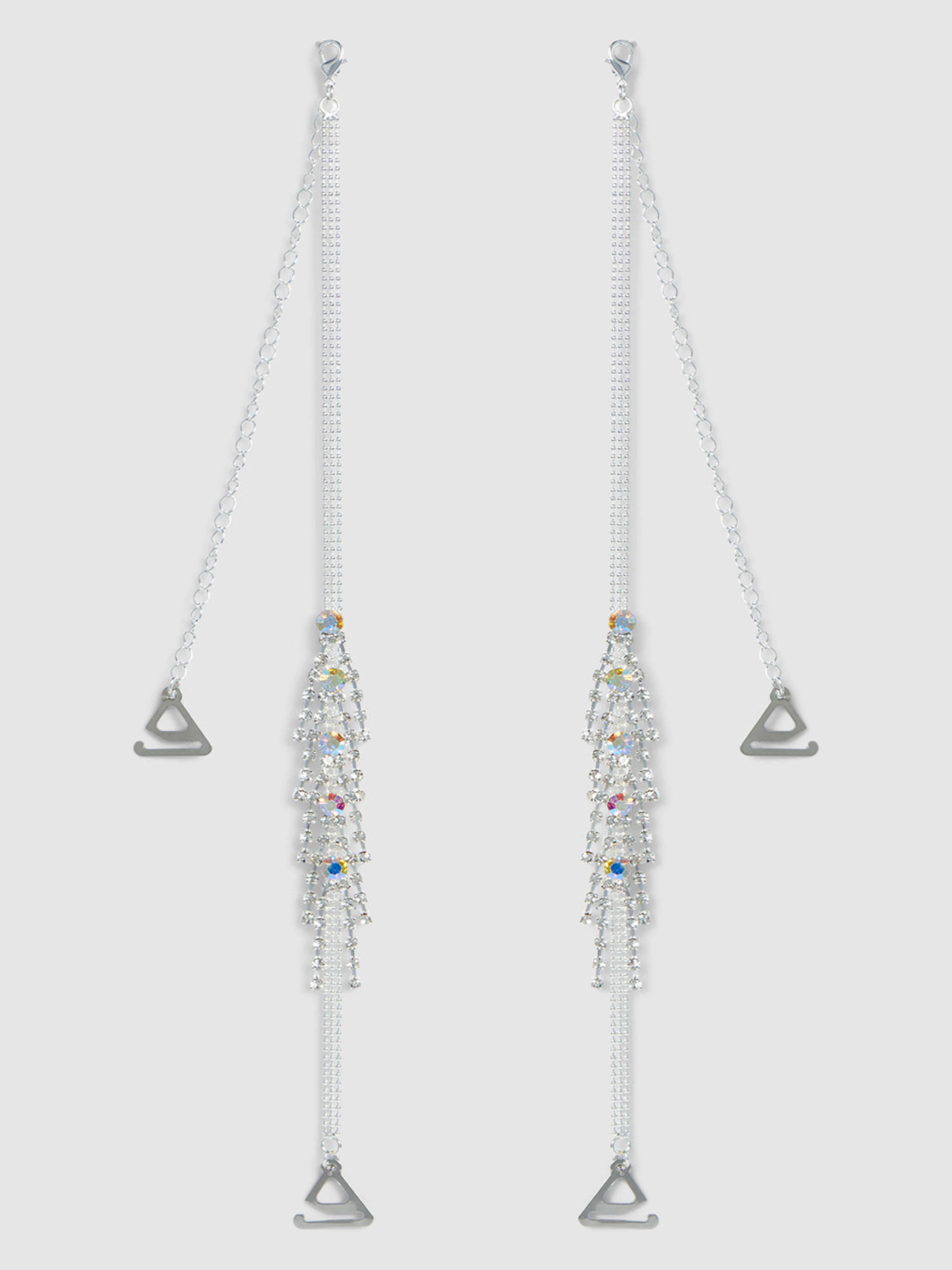 Ziggy Rhinestone Fringe Bra Straps