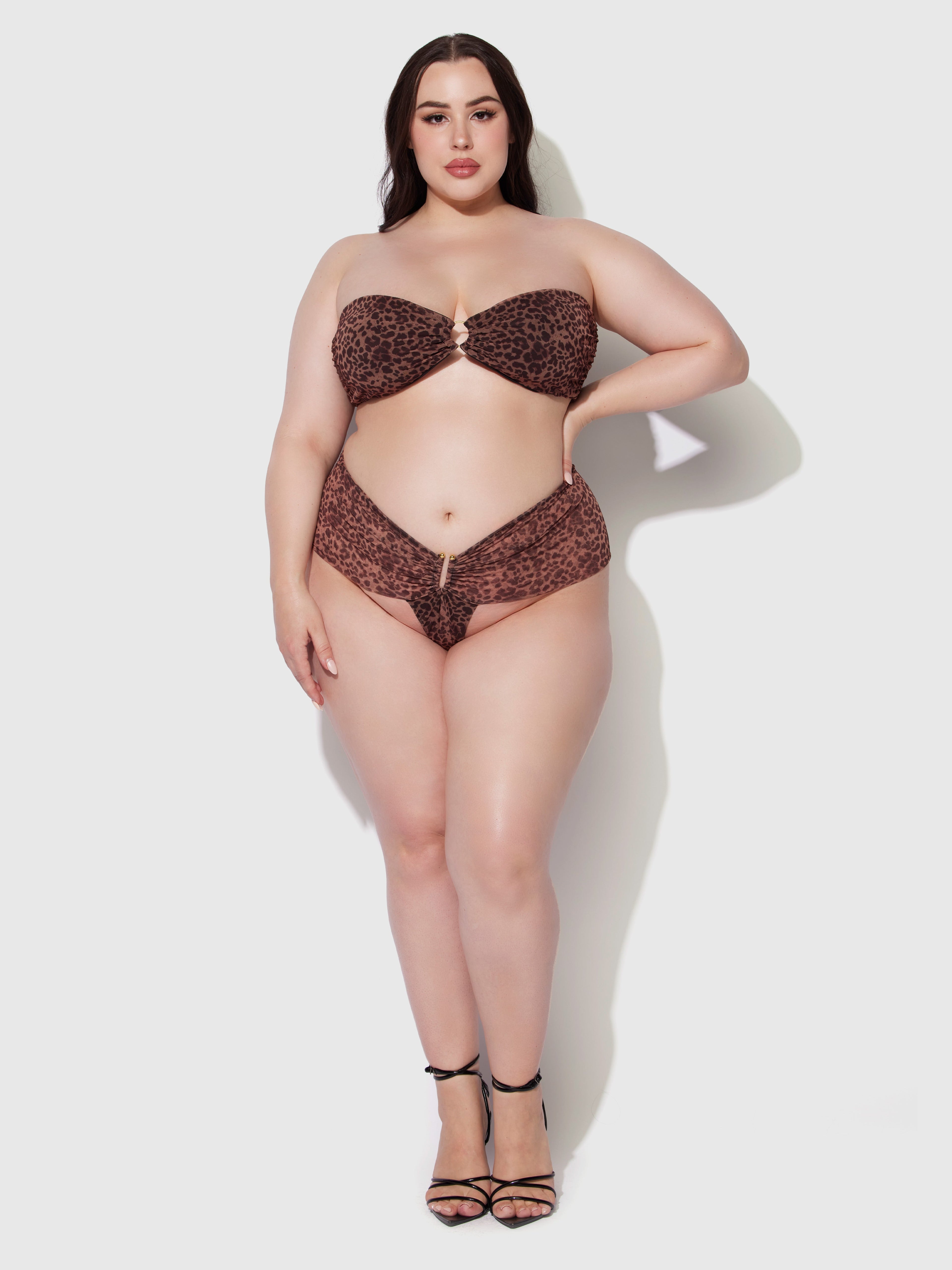 Alanza Mesh U Hook Thong Swim Bottom