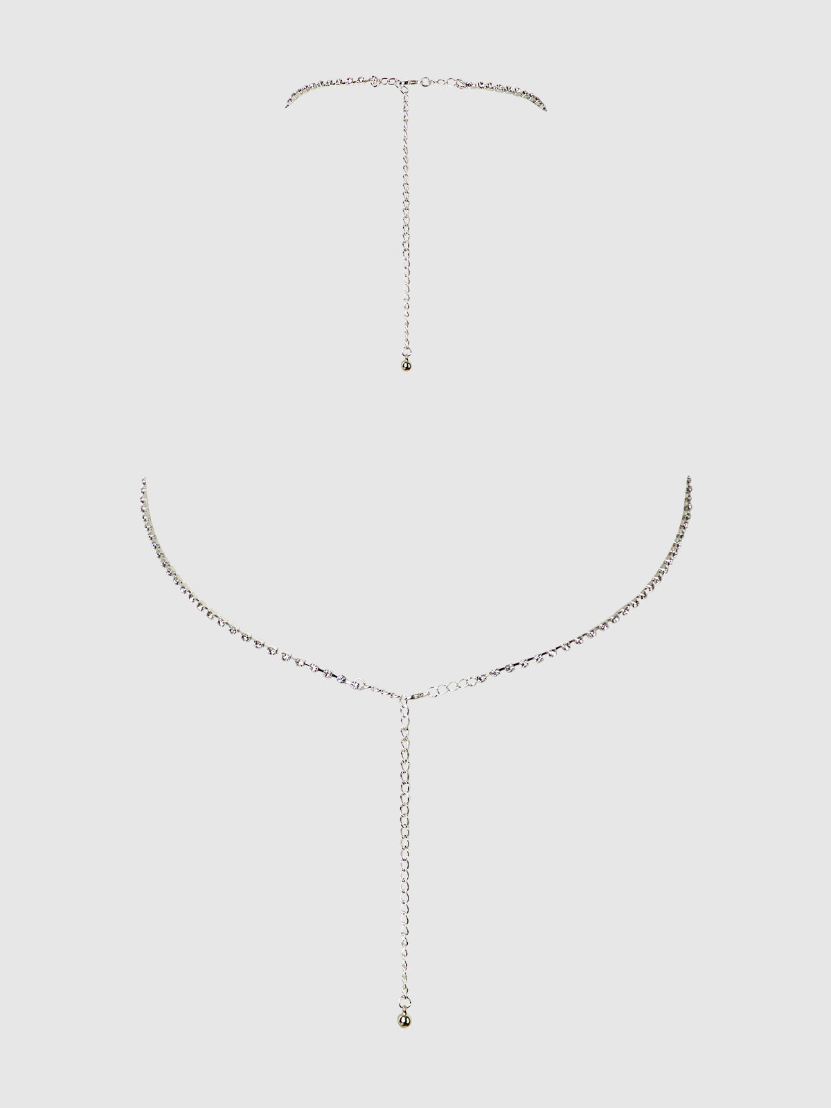 Ziggy Rhinestone X-Crossed Bustier