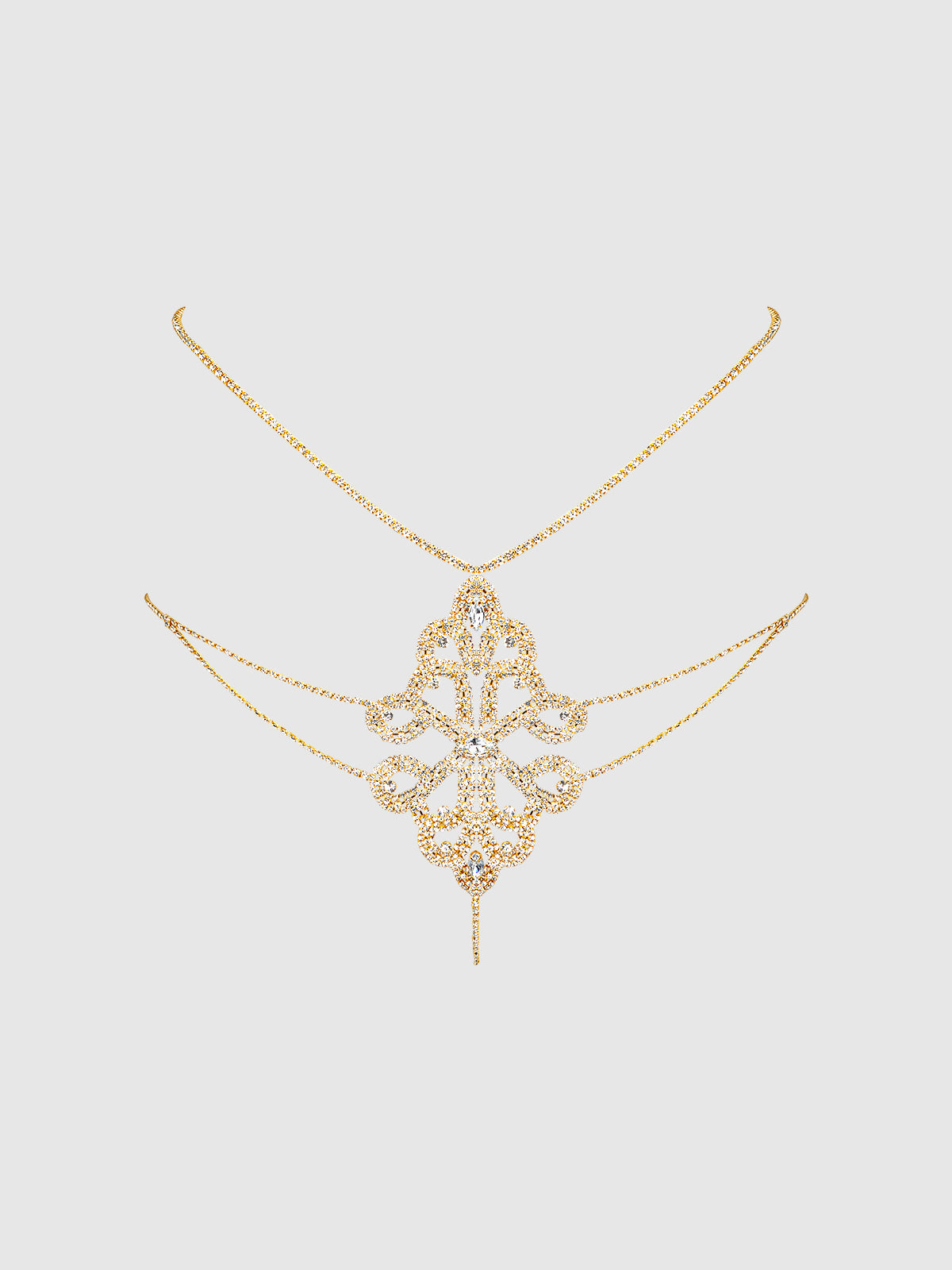 Ziggy Rhinestone Swirl Knot Panty