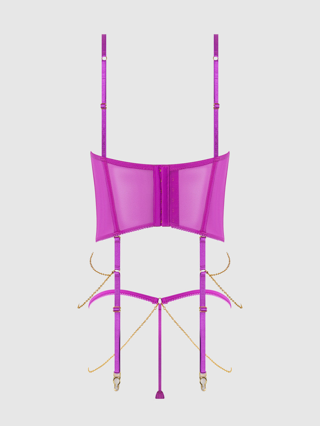 Arianna Lace & Chains Bustier