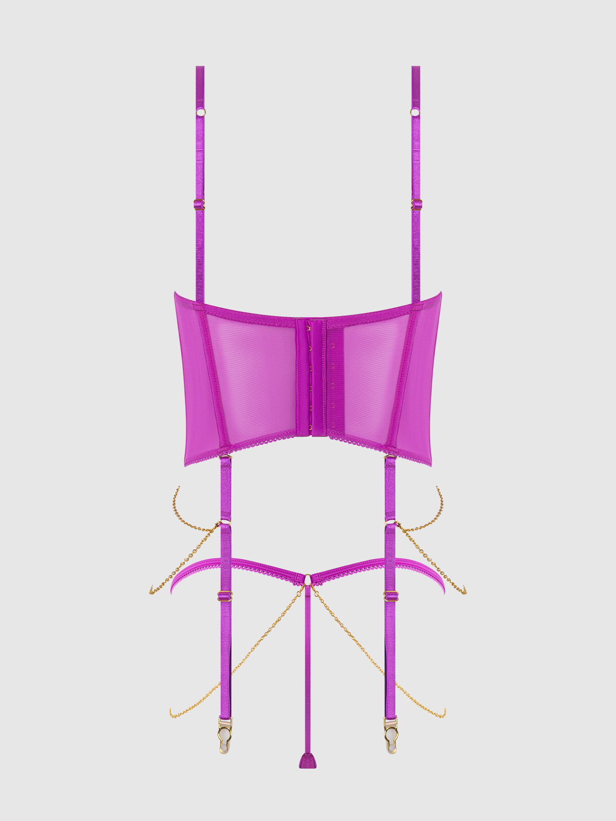 Arianna Lace & Chains Bustier