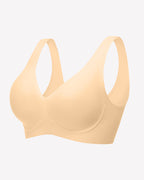 Seamless Bralette Full Coverage V Neck Bras