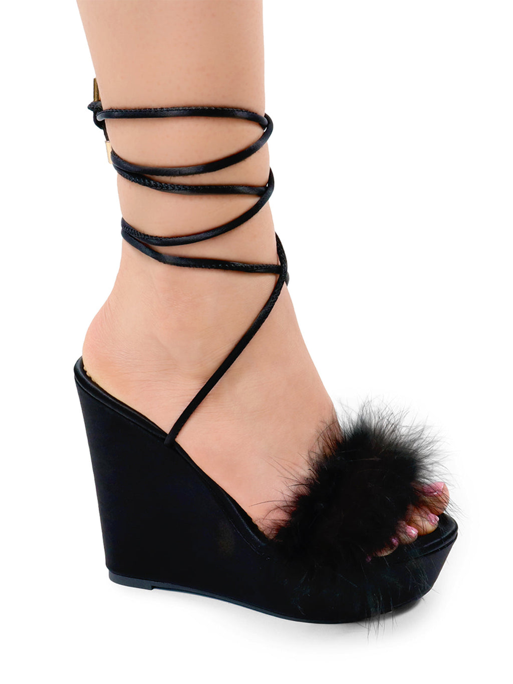 Adriana Feather Wedge