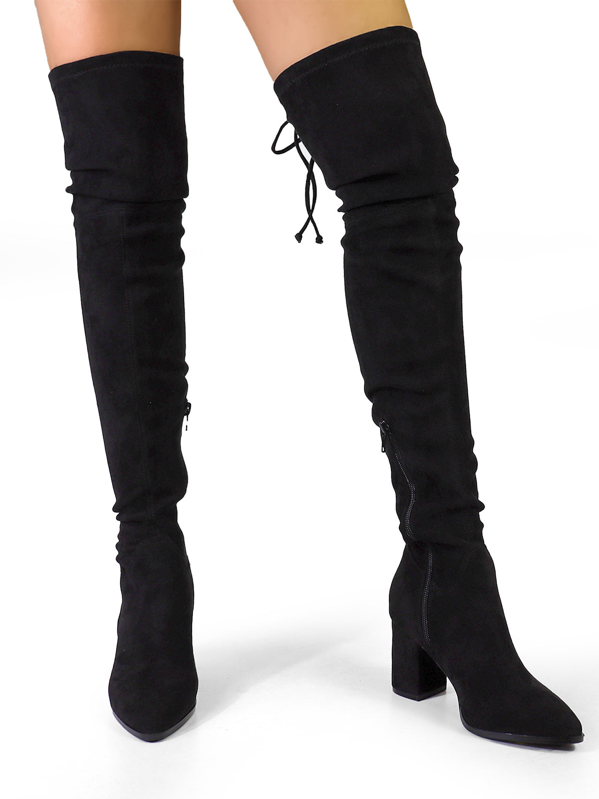 Becky Stretchy Thigh High Boots