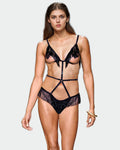 Beaded Fringe Outvert Bodysuit