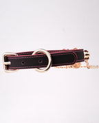 Temperature-Sensitive Color-Changing Butterfly Bell Leather Collars